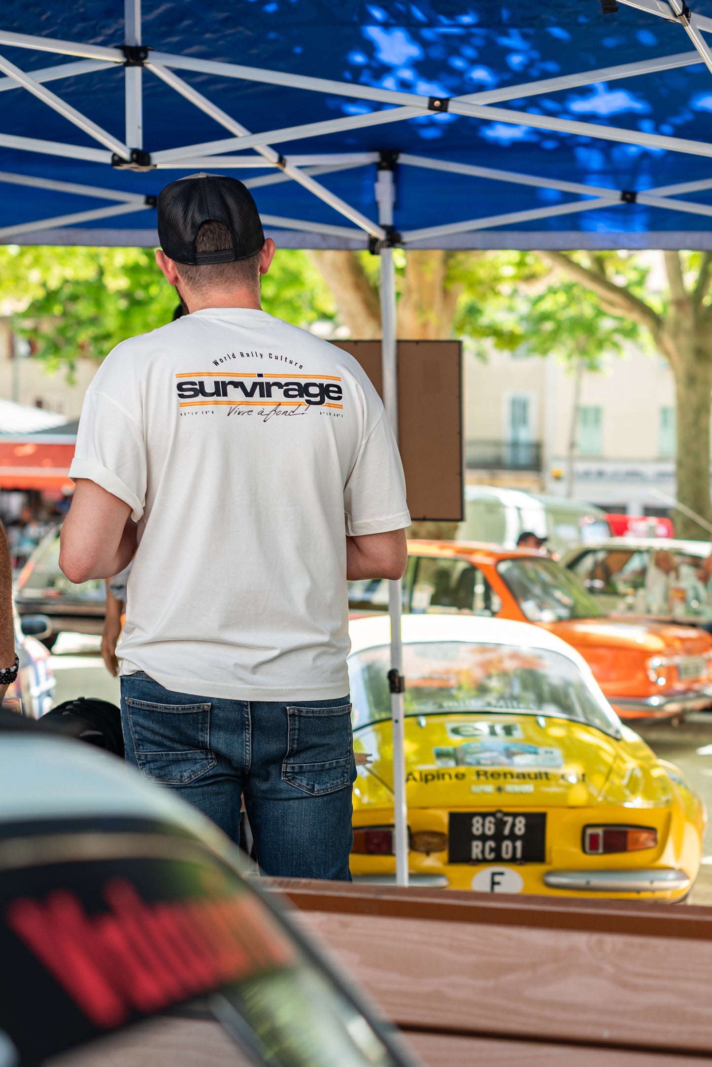 T-shirt Blanc Recce Rallye