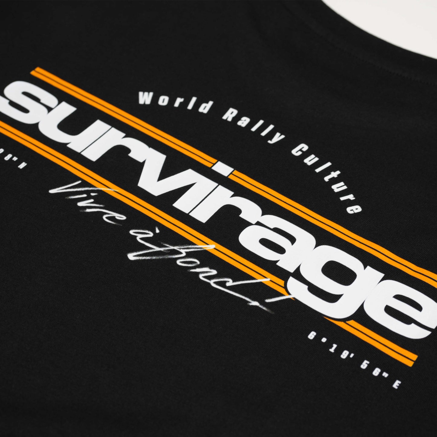 T-shirt Noir Recce Rallye