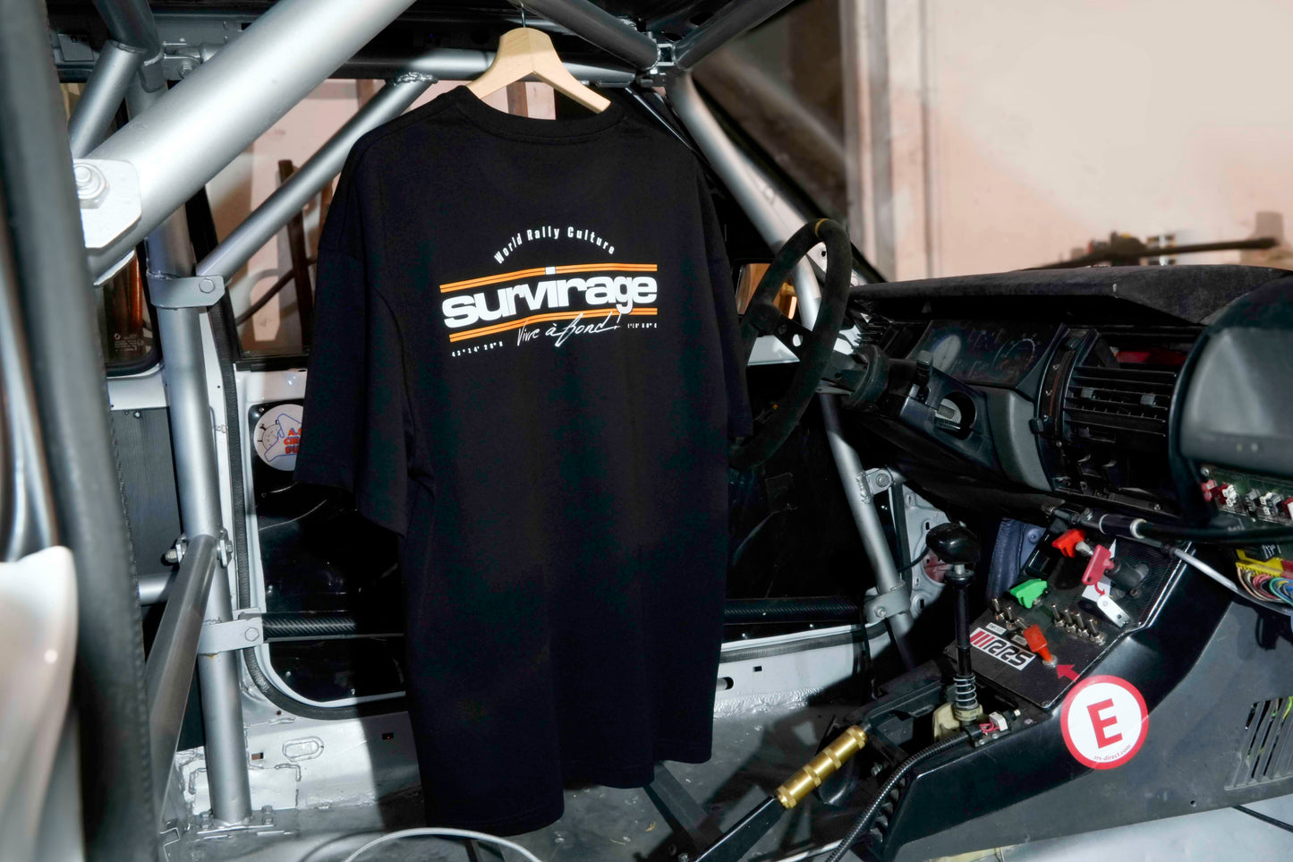 T-shirt Noir Recce Rallye